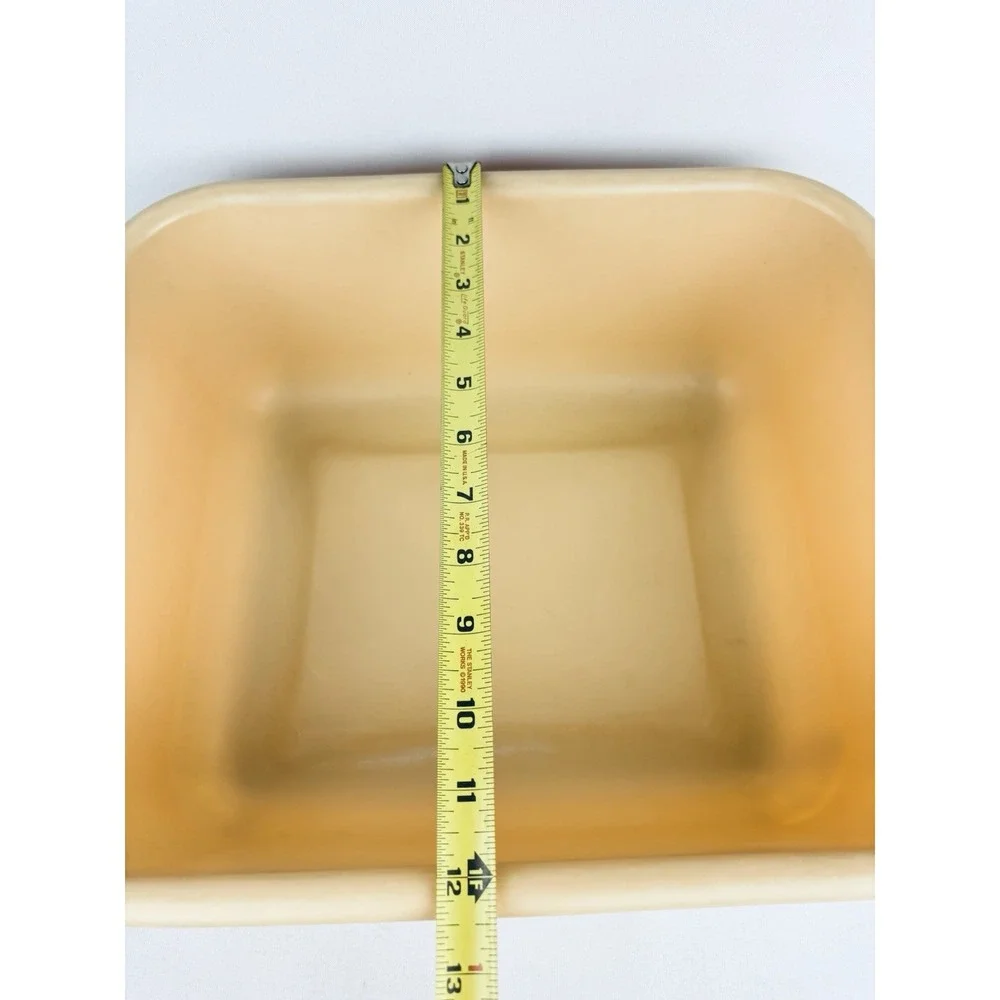 Vintage Rubbermaid Almond Plastic Dish Pan Container 2951 5 Beige Tan